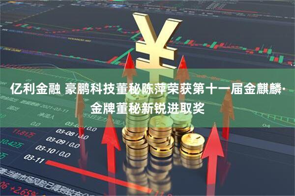 亿利金融 豪鹏科技董秘陈萍荣获第十一届金麒麟·金牌董秘新锐进取奖