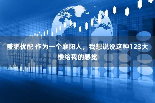 盛鹏优配 作为一个襄阳人，我想说说这种123大楼给我的感觉